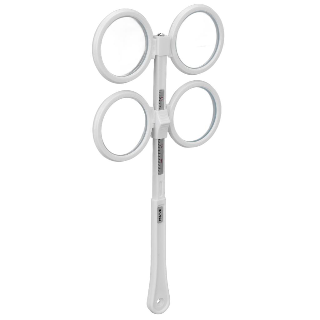 Optical Flipper Plastic Adjustable Optometry Flip Lens Instrument with Vision Test Card for