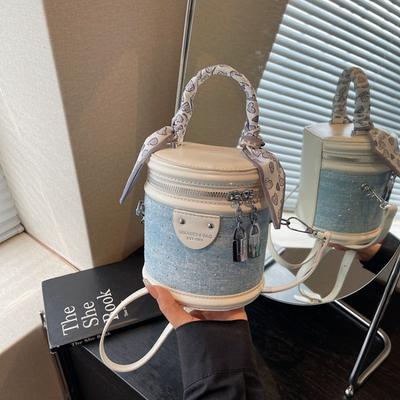 Premium Bag Women's Summer New Fashion Messenger Bag Is Now Popular Mini Bucket Bag