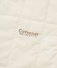 Covernat Fleece Reversible Quilted Vest Ecru