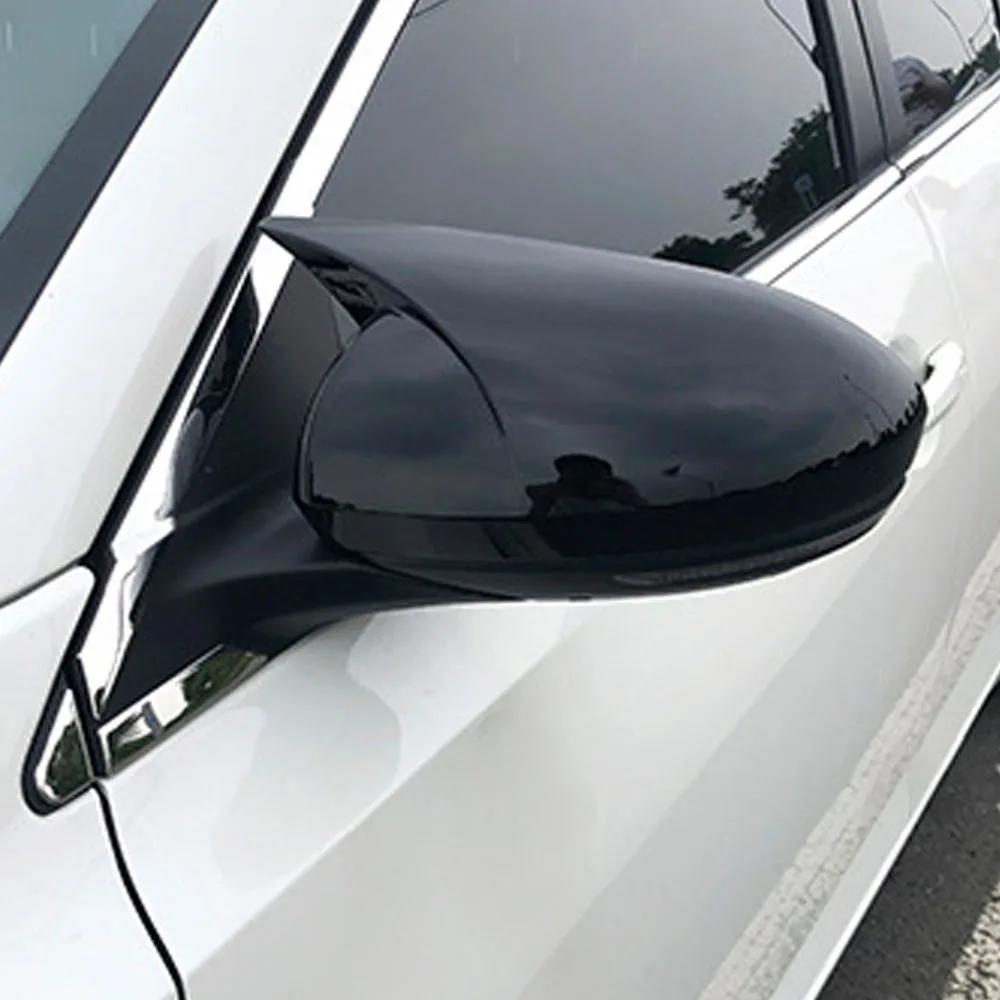 Car Decoration Door Mirror Cover For NISSAN Altima Sentra Sylphy - Car Rearview Accessories Carbon Fiber Glossy Black Gloss Black