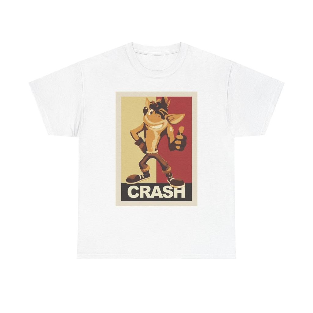 Men's and Women's T-shirts Crash Graphic