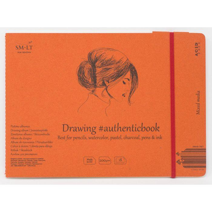 Carnet SM-LT 24,5x17,6cm Mixed Media 18 feuilles 200 g/m²