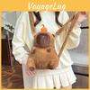 Capybara Doll Backpack Animal Shoulder Bag With Adjustable Straps Shoulder