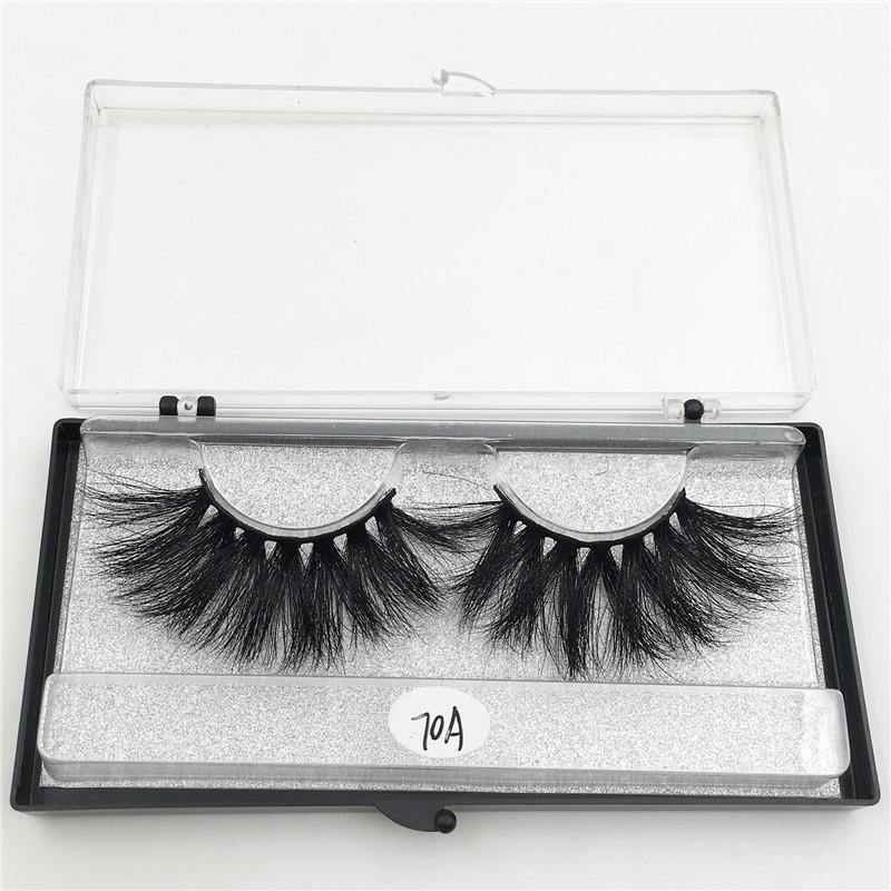 RED SIREN 1 Paar Wimpern Großhandel 100% Nerzhaar Falsche Wimpern Handgemacht 25mm Wimpern Dramatisch Dick Lang 3D Nerz Wimpern Make-up