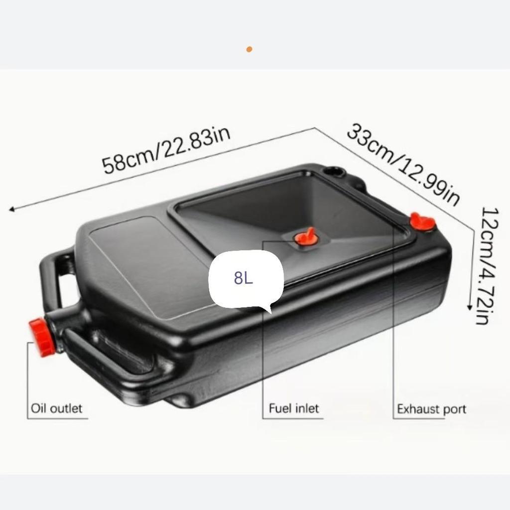 8L Plastic Oil Leak Pan - Auto Repair & Disposal Tool
