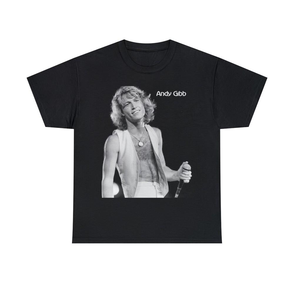 Andy Gibb retro 70 s Bee Gees  Short Sleeve Tee Unisex T-Shirt XXXXL