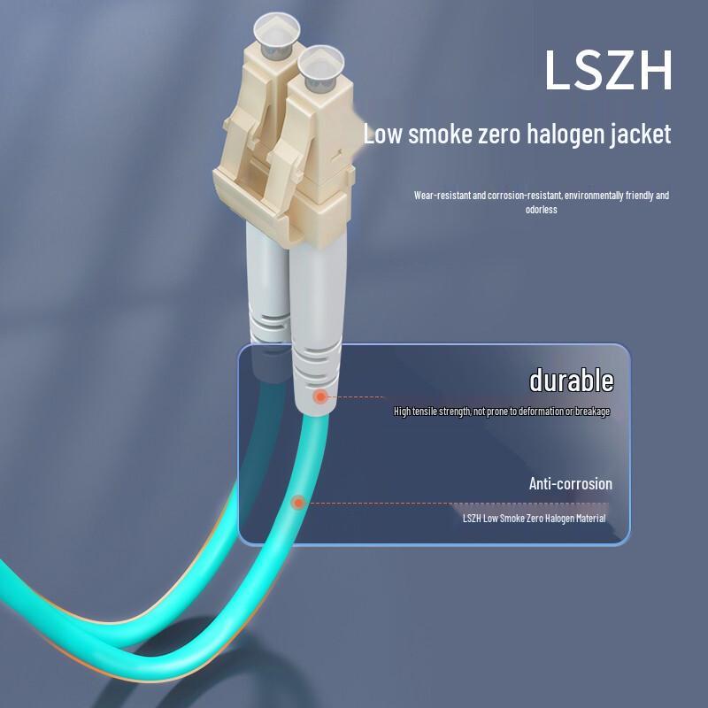 Outdoor LC-LC Multimode Fiber Optic Patch Cable