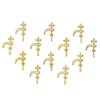 12Pcs 1:12 Dollhouse Miniature Wash Basin Water Tap Faucet Furniture Accessories