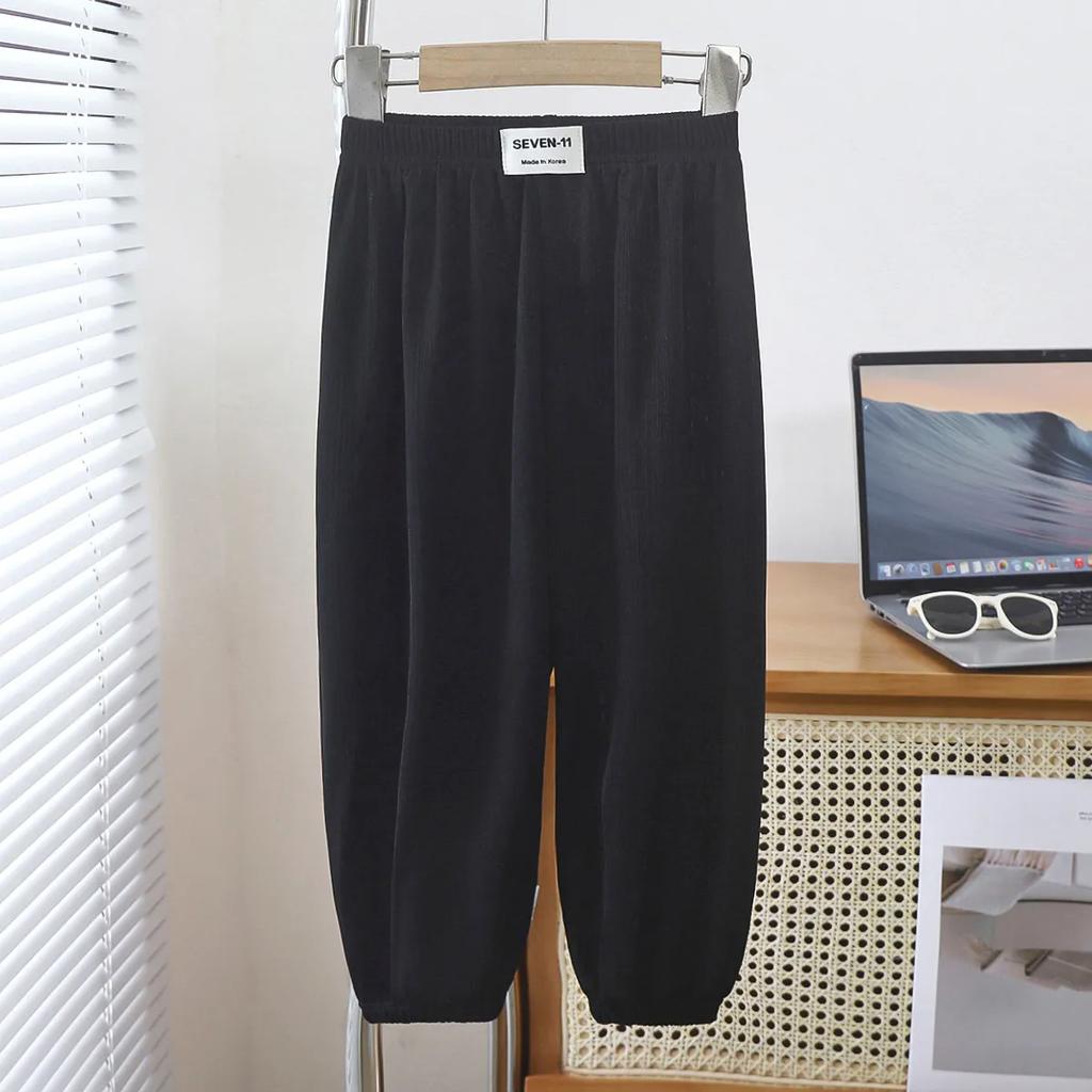 Kinder Casual Anti-Mücken-Hose Sommer dünne Gürtel Füße Pumphose für Mädchen