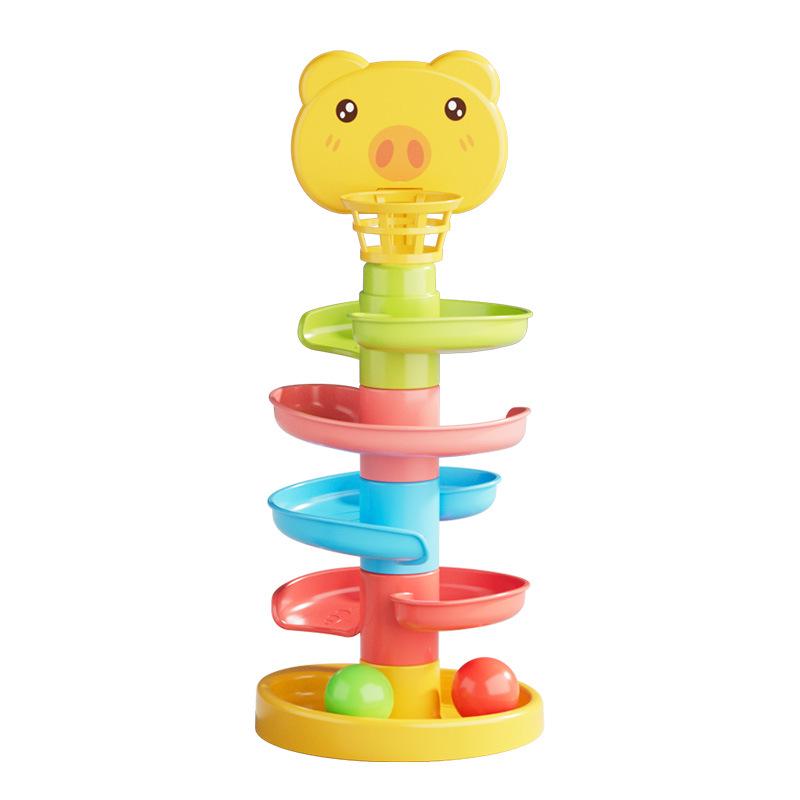 Educational Fun Ball Track - Infant Stacking & Interactive Toy Tower