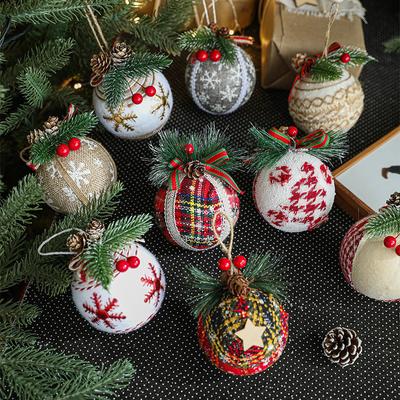 Christmas Ball Ornaments Xmas Tree Hanging Pendants Christmas Holiday Party Decorations New Year Gift Supplies Navidad