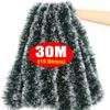 Christmas Tinsel Ribbons Green Cane Ribbon Garland Xmas Tree Hanging Pendent Wreath Ornaments New Year Party Home Decoration
