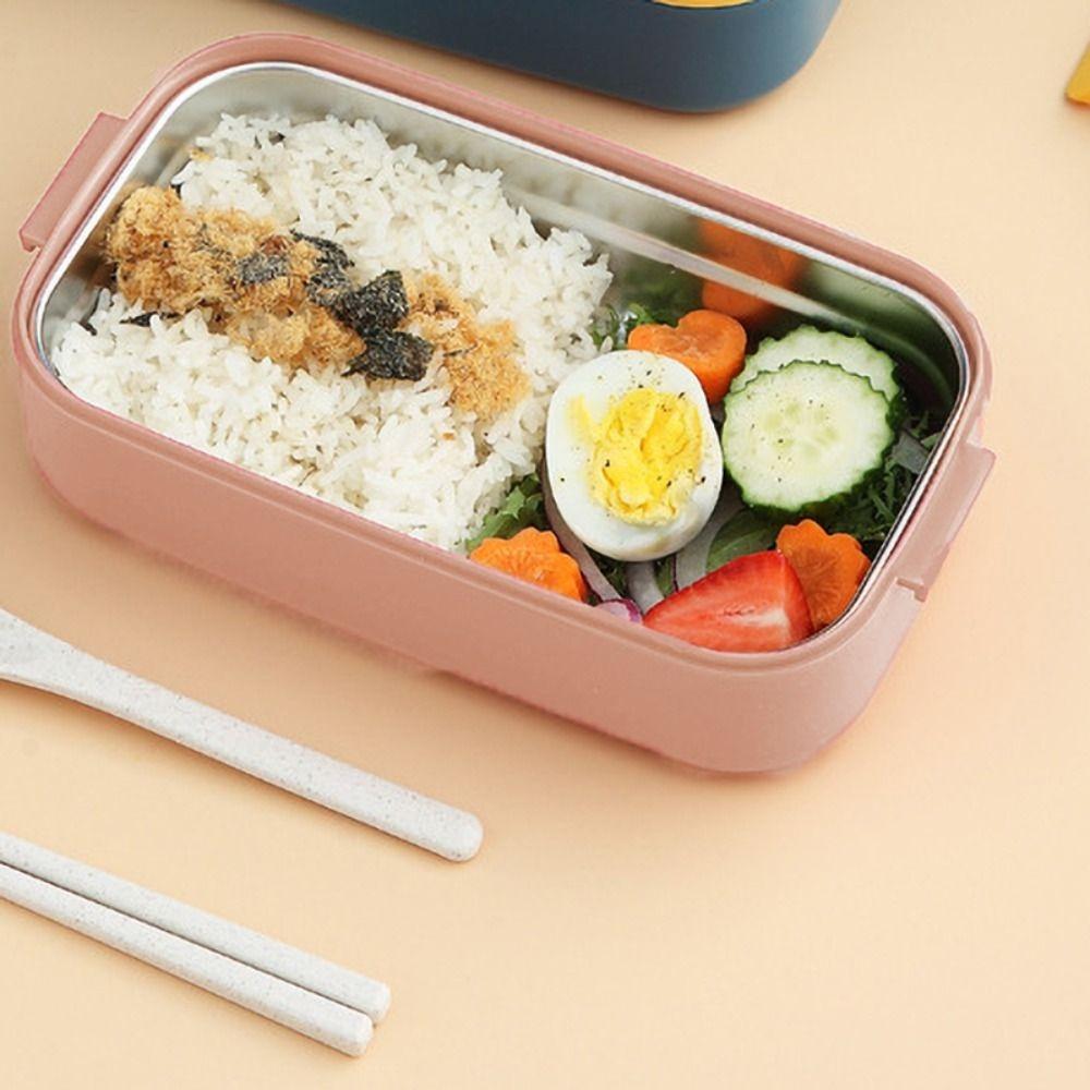 600ml Insulated Lunch Box Detachable Kitchen Storage Box Practical Food Storage Container  Winter