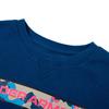 Under Armour Letter Print Crew Neck Sweatshirt Kids Tops Blue 1357592-581