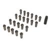22PCS Tapered Lug Nuts with Nut Sleeve Key Alloy Steel Universal Forged Lock Nut Replacement for TOYOTA Titanium M12x1.5
