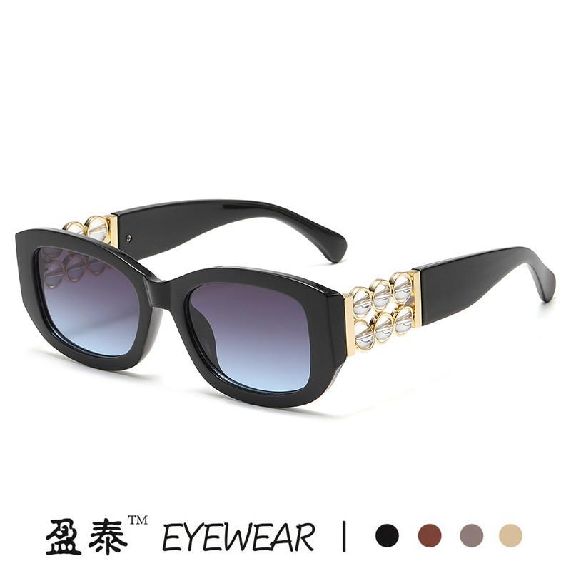 Baroque Fashion Square Sunglasses Women Uv400 Sun Glasses For Party And Street Style