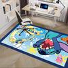 1pcStitch Experiment Office Rug, Under Chair Carpet, Gift for, Home Decor, Cartoon Themed Floor Mat, Vibrant Colors, Soft and Plush