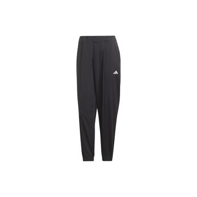 Damen AEROREADY Train Essentials Minimal Branding Gewebte Hose Schwarz IJ5923