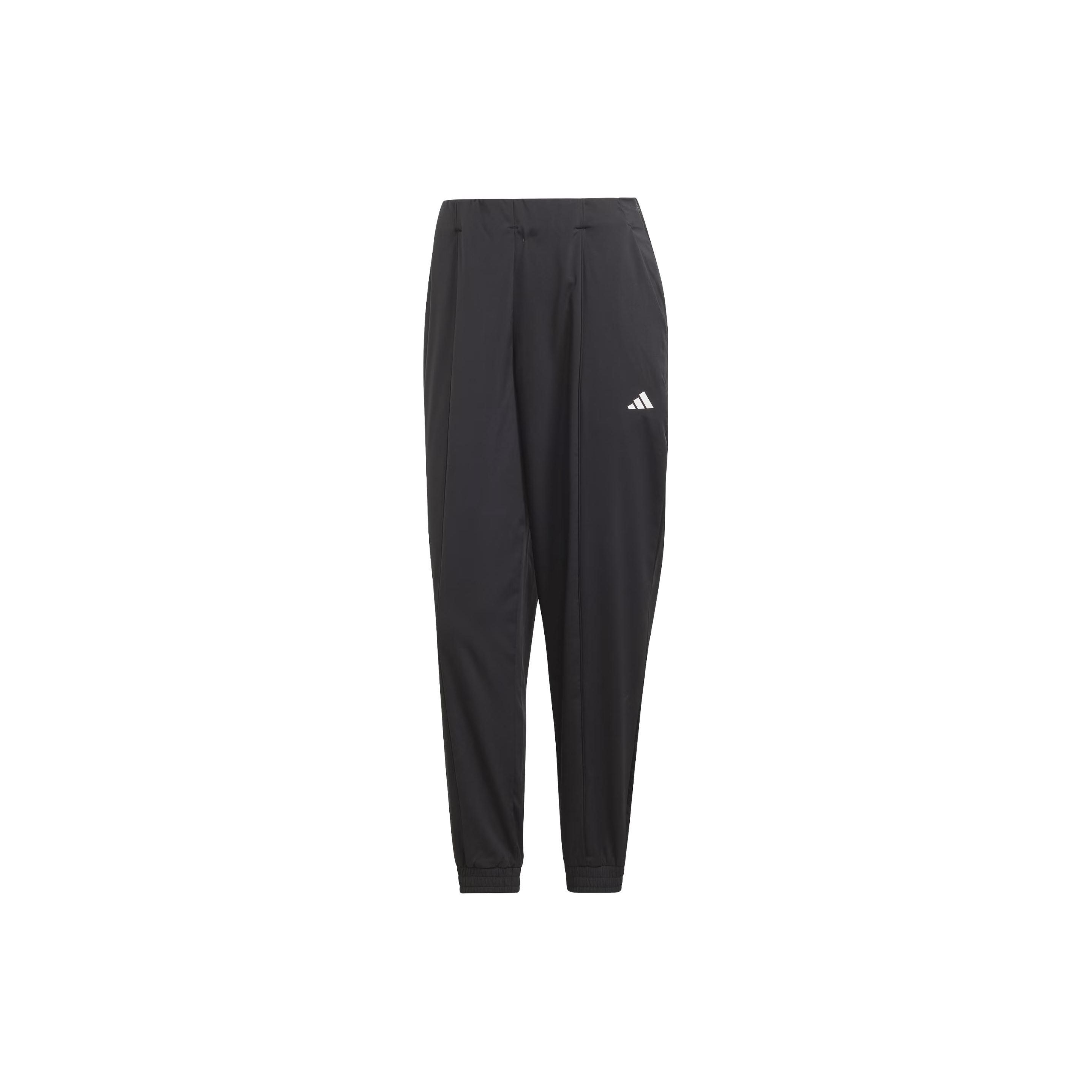 Adidas Women s AEROREADY Train Essentials Minimal Branding Woven Pants Black IJ5923 M