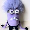 Me Despicable Purple Evil Minions Cartoon Plush Toy Doll For Room Decoration