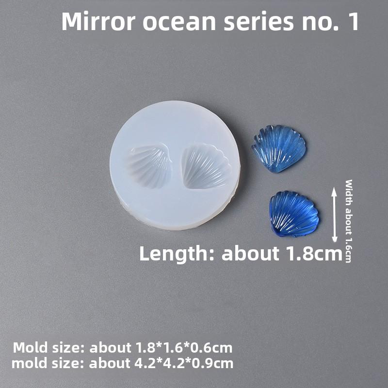 Ocean Series Silicone Molds Shell Starfish Conch Crab Crystal Epoxy Mold DIY Candle Handmade Decorations for Jewelry Pendent