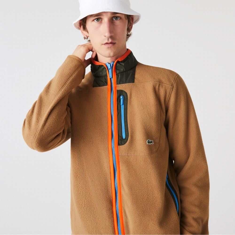 

LACOSTE Мужская куртка-шерпа на молнии SH0222 52N 89F