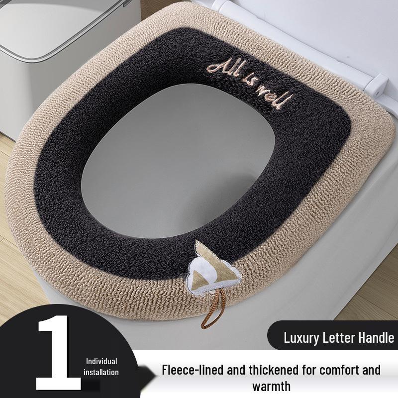 2025 Winter Plush Luxurious Toilet Seat Cushion