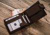 Men's leather wallet N992L-CHM-HORSE-BL BROWN