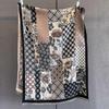 Autumn/Winter Warm Scarf 185*65cm Tassel Shawl Women's Luxury Print Imitation Cashmere Thick Warps Coldproof Windproof Blanket