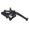 Brake Pedal Foot Peg Bracket Brake Pedal Lever Assembly Stainless Steel Bolt Aluminum Alloy Bracket Iron Pedal