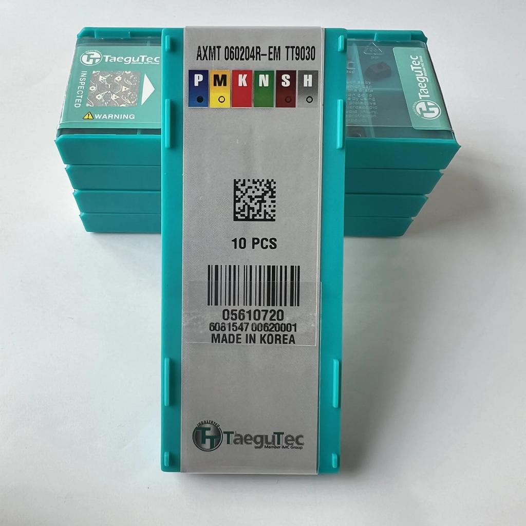 AXMT060204R-EM TT9030 / Industrial Indexable Carbide Inserts 10 Pcs