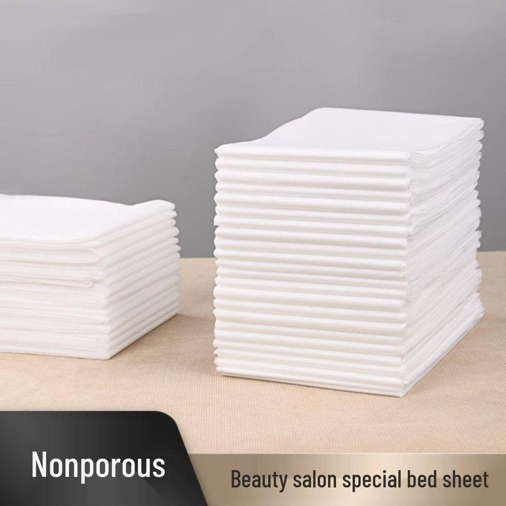 Waterproof Oil-Proof Thickened Non-Woven Disposable Massage Bed Sheets 100-Count