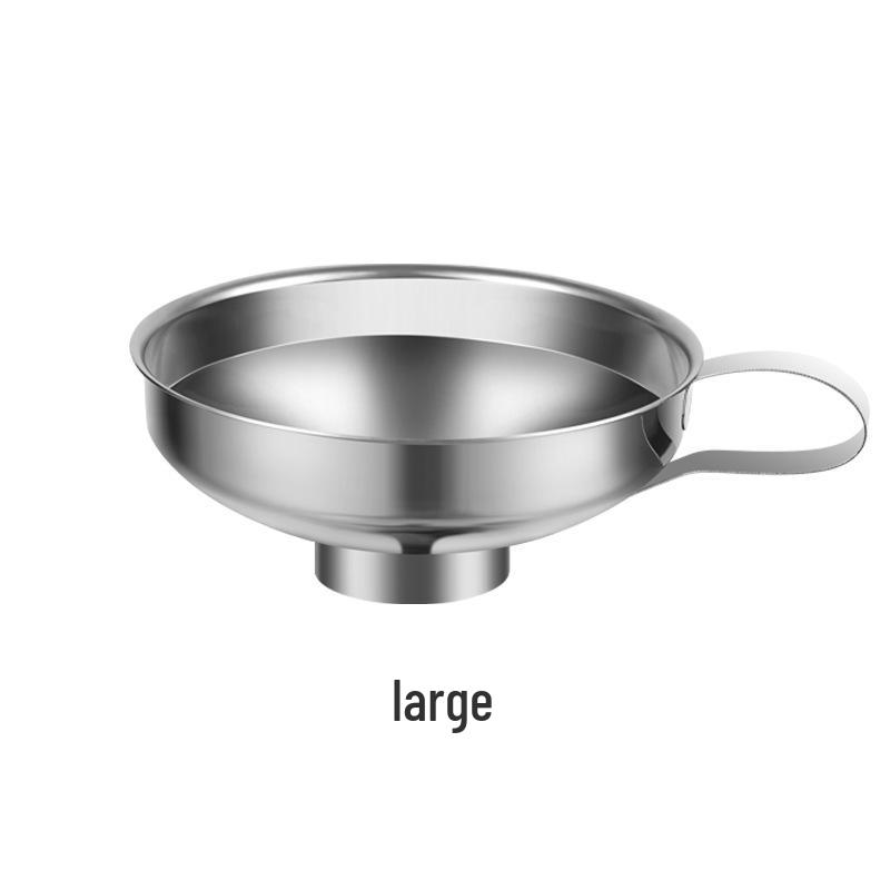 Gold Stainless Steel Wide Mouth Funnel for Jam, Beans, and Pickles