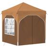 Pop Up Party Tent 192 X 192 X 245 Cm Beige