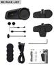 Maxto M2 Motorcycle Intercom Helmet Bluetooth Pairs with All Continuous Simultaneous Radio Headphones, Brands, Auto-Answer, 12-Hour Operation,