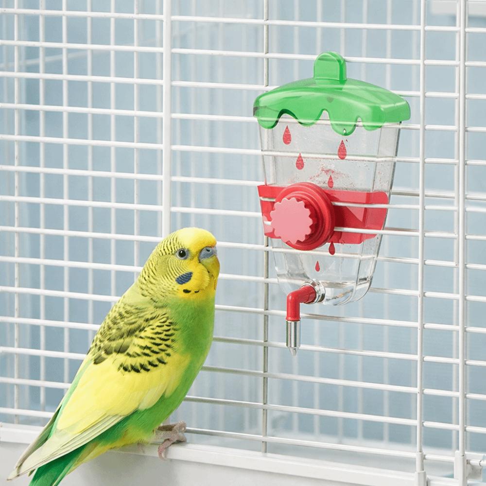 Anti-Splash Parrot Water Dispenser Anti Spill Automatic Feeder Bird Water Bottle  Cage Accessories