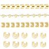 Golden Ethnic Hair Beads Loose Coil Hair Jewelry For Braid Hair Rings Dreadlock Bead Braid Rings Hair Clip Braid Clip
