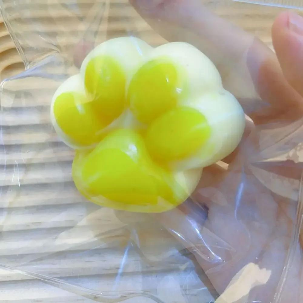 Taba Squishy Toy Mochi Squeeze Cake Toy Cute Cat Foot Antistress Stress Relief Fidget Toy For Adult Kid Slow Rebound Sensory Toy