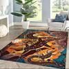 Aboriginal Artwork Floor Mats for Living Room, Bedroom and Room Decoration Are Suitable for Gifts.