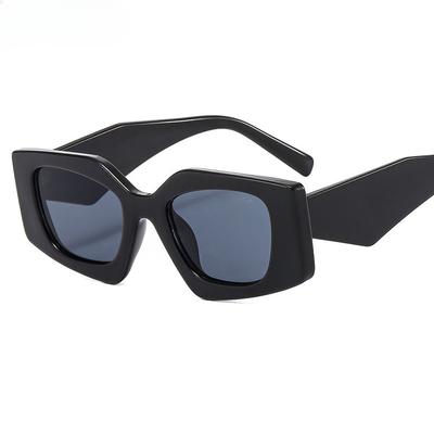 Modern Personality Irregular Square Narrow Sunglasses Fashion Women Retro Luxury Brand Design Sun Glasses Oculos De Sol