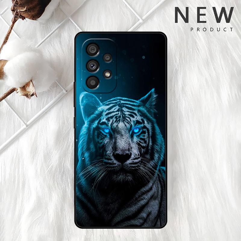 Wolf Löwe Tier Hülle Für Samsung Galaxy A54 A52 A14 5G A53 A12 A13 A71 A23 A34 A33 A21s Handyhülle