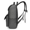 Backpack Men'S Fashion Trendy Brand Pu Commuter Backpack Travel Bag College Student High School Student School Bag Computer Bag Large Capacity