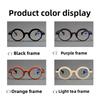 Women's glasses, retro round small frame glasses for men and women