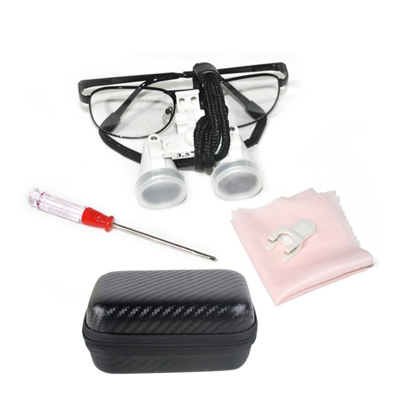Buy Dentist Dental Surgical Medical Binocular Loupes 3.5X 420mm with