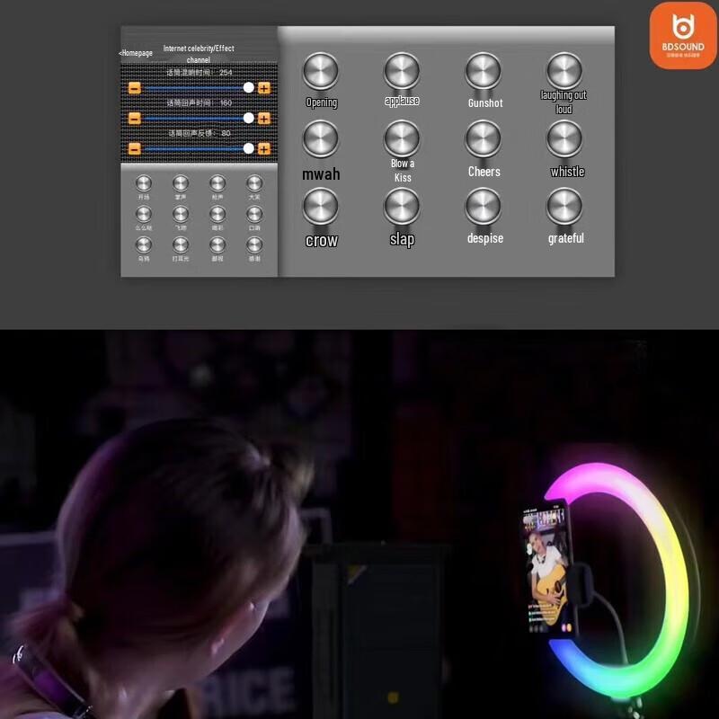 Beide BD-H1083B Professional Outdoor Karaoke Trolley Speaker