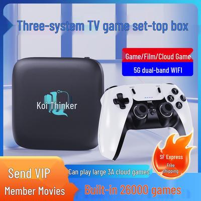 2025 Dual-System Retro Game Console with Dual Controllers – Supports PSP and 3A Cloud Games