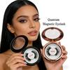 Half Eyelash No Glue No Eyeliner Corner Eyelash Synthetic Hair Soft Magnets Quantum Magnetic Lashes Reusable Cruelty-Free Curler