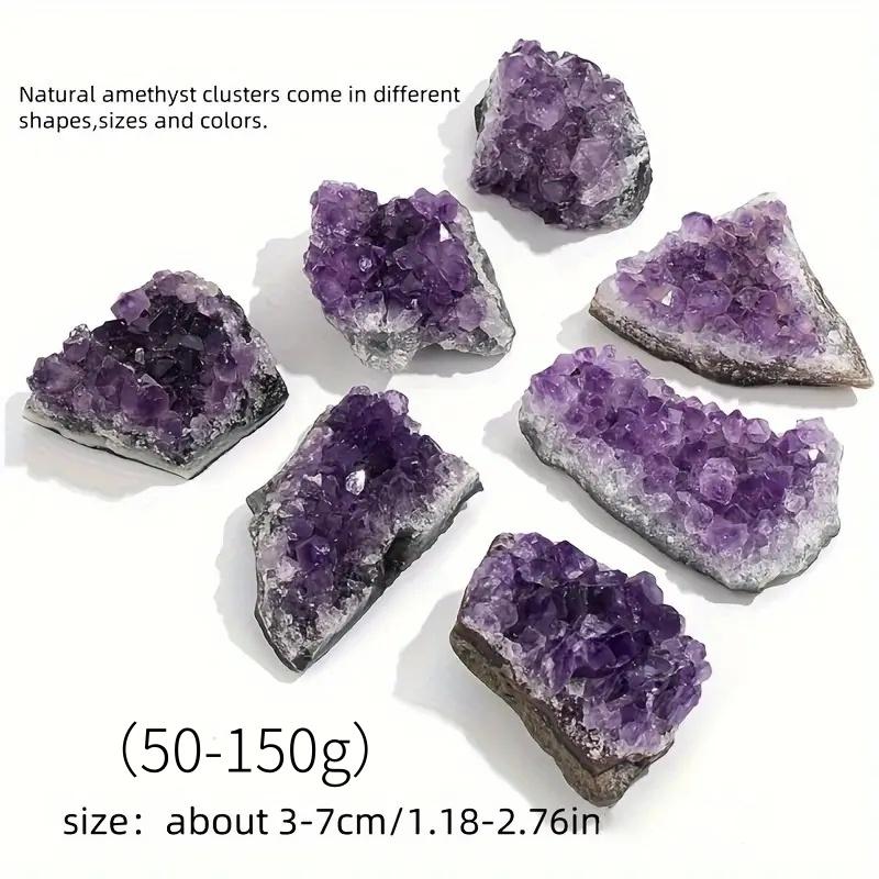 Amethyst Crystals Geode Quartz Clusters Natural Stones, DIY Jewelry Home Decor, Perfect Gift