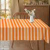 2D Flat Party Tablecloth, 1 Piece - Striped Tablecloth - Made of High-quality Polyester Fiber - Yzb