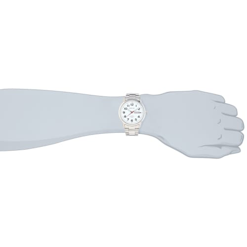 Citizen Q&Q FREE WAY Metal Collection Men's Watch, Analog Display, Date and Day Display, Water Resistant to 5 ATM, White, AA92-9954